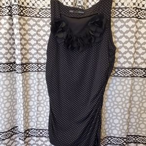 Maurices polka dot dressy top